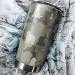 Bernedoodle Camo Tumbler Cup