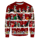 Bernedoodle - Snow Christmas - Premium Sweater