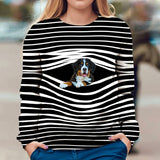 Bernese Mountain - Stripe - Premium Sweater