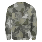 Bichon Frise - Camo - Premium Sweater