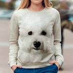 Bichon Frise - Face Hair - Premium Sweater