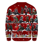 Black Russian Terrier - Snow Christmas - Premium Sweater