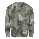 Black and Tan Coonhound - Camo - Premium Sweater