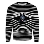 Black German Shepherd - Stripe - Premium Sweater