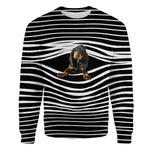 Black Tan Coonhound - Stripe - Premium Sweater