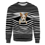 Blue Heeler - Stripe - Premium Sweater