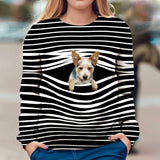 Blue Heeler - Stripe - Premium Sweater