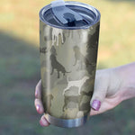 Bluetick Coonhound Camo Tumbler Cup