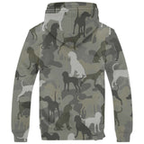 Bluetick Coonhound Camo Fleece Hoodie