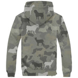 Boer Goat Camo Fleece Hoodie