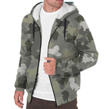 Bolognese dog Camo Fleece Hoodie