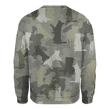 Border Collie - Camo - Premium Sweater