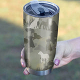 Border Terrier Camo Tumbler Cup