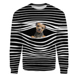 Border Terrier - Stripe - Premium Sweater