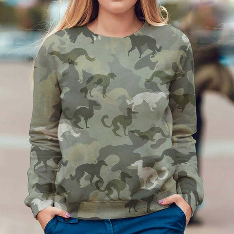 Borzoi - Camo - Premium Sweater