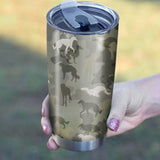 Borzoi Camo Tumbler Cup