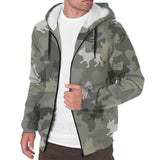 Boston Terrier Camo Fleece Hoodie