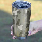 Bouvier Des Flandres Camo Tumbler Cup