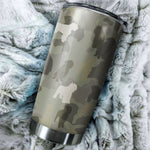 Bouvier Des Flandres Camo Tumbler Cup