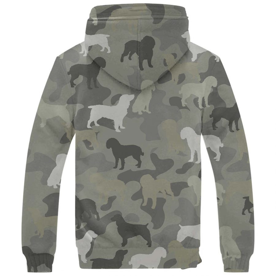 Boykin Spaniel Camo Fleece Hoodie