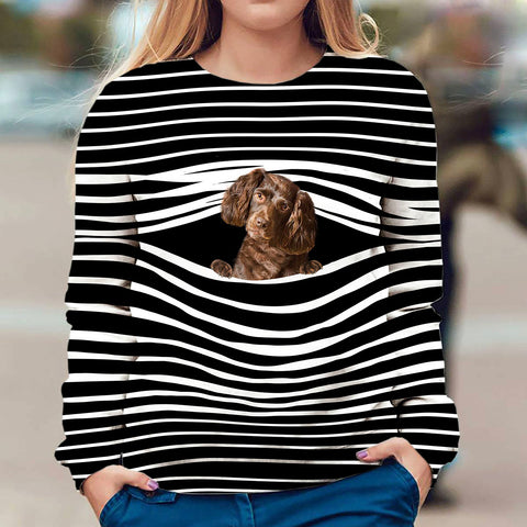 Boykin Spaniel - Stripe - Premium Sweater