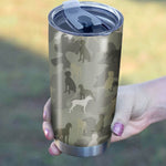 Braque Du Bourbonnais  Camo Tumbler Cup