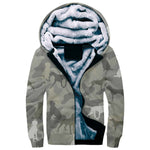 Braque Du Bourbonnais Camo Fleece Hoodie