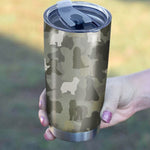 Briard Camo Tumbler Cup