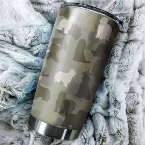 Briard Camo Tumbler Cup