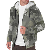 Bull Terrier Camo Fleece Hoodie