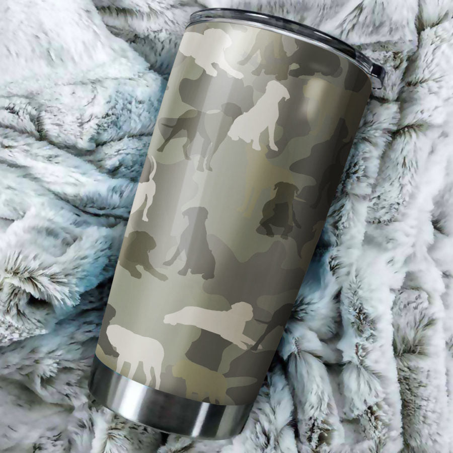 Bullmastiff Camo Tumbler Cup