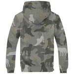 Bullmastiff Camo Fleece Hoodie