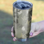 Butterfly Camo Tumbler Cup