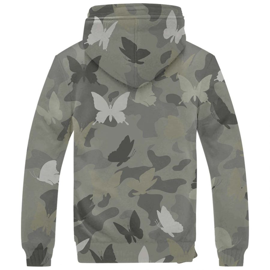 Butterfly Camo Fleece Hoodie