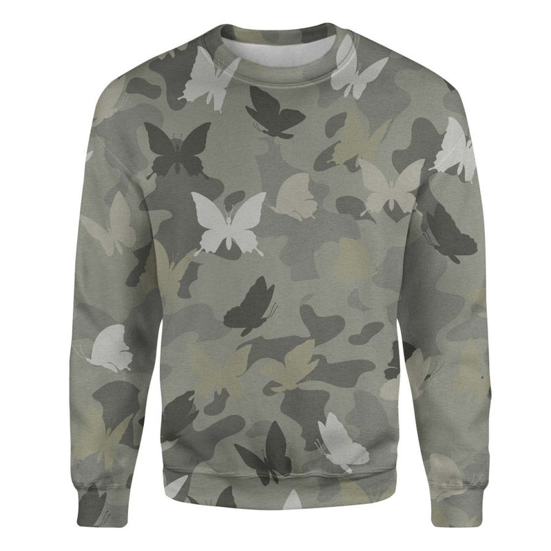 Butterfly - Camo - Premium Sweater