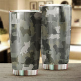 Cairn Terrier Camo Tumbler Cup