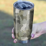 Cairn Terrier Camo Tumbler Cup