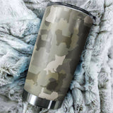 Cairn Terrier Camo Tumbler Cup