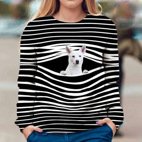 Canaan Dog - Stripe - Premium Sweater