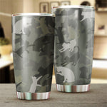 Cat Camo Tumbler Cup