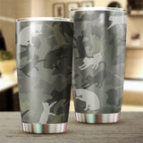 Cat Camo Tumbler Cup