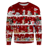 Cat - Snow Christmas - Premium Sweater