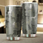 Catahoula Leopard Dog Camo Tumbler Cup