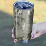 Catahoula Leopard Dog Camo Tumbler Cup