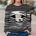 Cavachon - Stripe - Premium Sweater