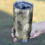 Cavalier King Charles Spaniel Camo Tumbler Cup