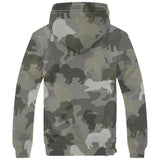 Cavalier King Charles Spaniel Camo Fleece Hoodie