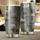 Central Asian Shepherd Camo Tumbler Cup