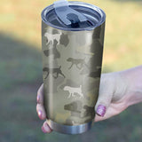 Central Asian Shepherd Camo Tumbler Cup