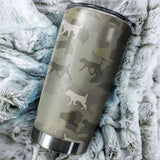 Central Asian Shepherd Camo Tumbler Cup